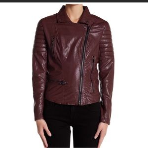 BLANKNYC Oxblood Leather Jacket